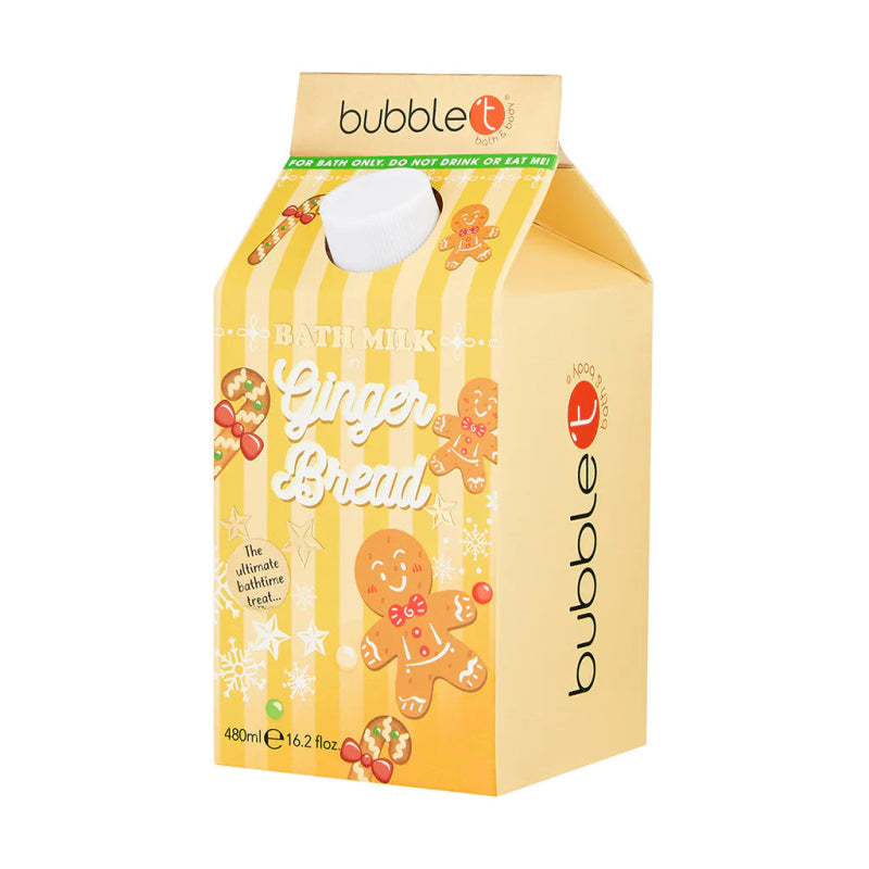 Bubble T Cosmetics Gingerbread Bath Milk 480ml - Bath Additives - British D'sire
