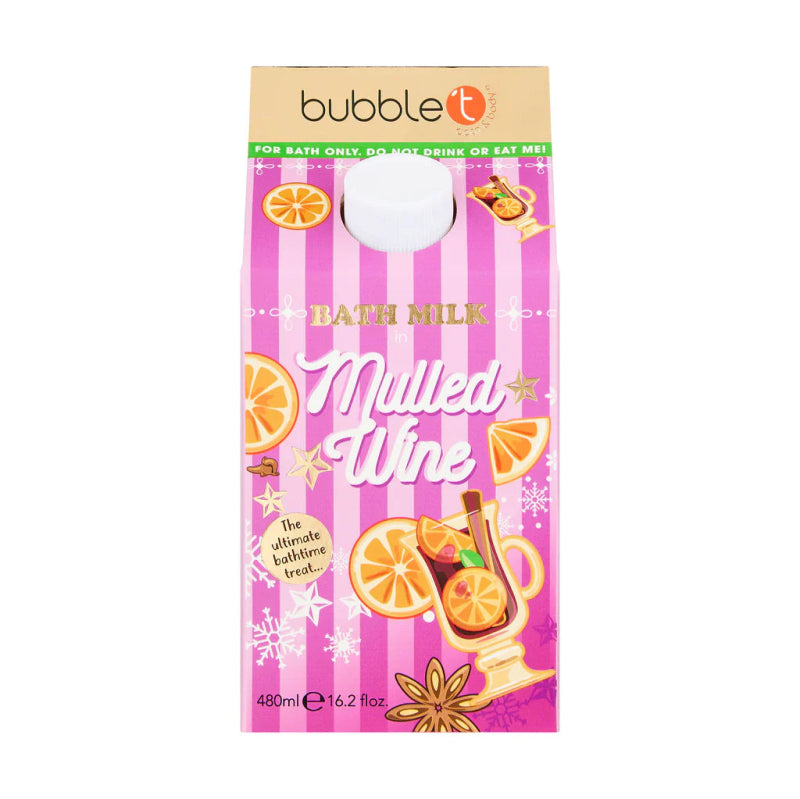 Bubble T Cosmetics Mulled Wine Bath Milk 480ml - Bath Additives - British D'sire