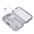 BUBM Digital Charger USB Data Cable Organizer Storage Bag Earphone Wire Power Bank Travel Case(Black) - British D'sire