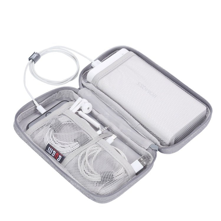 BUBM Digital Charger USB Data Cable Organizer Storage Bag Earphone Wire Power Bank Travel Case(Black) - British D'sire