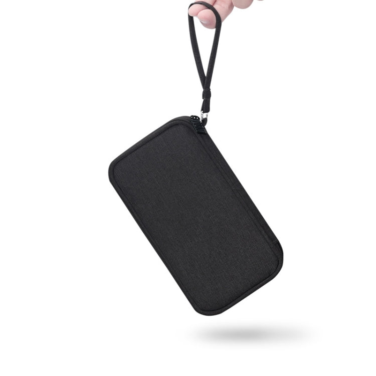 BUBM Digital Charger USB Data Cable Organizer Storage Bag Earphone Wire Power Bank Travel Case(Black) - British D'sire