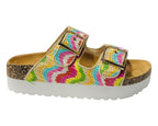 Buckle Strap Flatform Sandals - Sandals - British D'sire