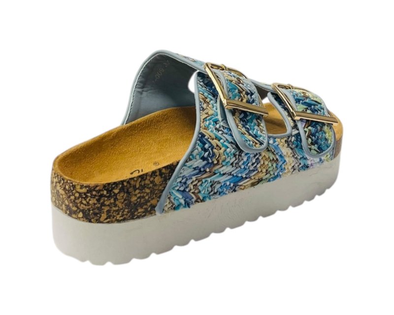 Buckle Strap Flatform Sandals - Sandals - British D'sire