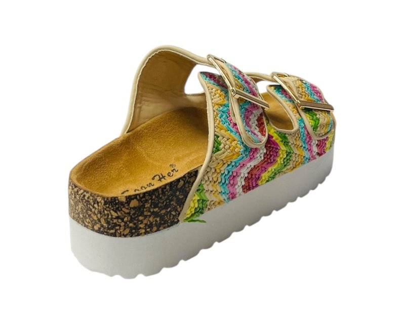 Buckle Strap Flatform Sandals - Sandals - British D'sire