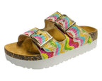Buckle Strap Flatform Sandals - Sandals - British D'sire