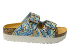 Buckle Strap Flatform Sandals - Sandals - British D'sire