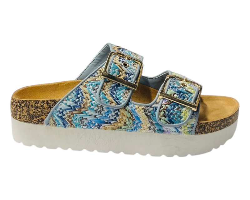 Buckle Strap Flatform Sandals - Sandals - British D'sire