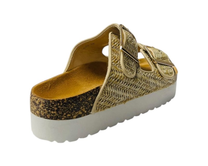 Buckle Strap Flatform Sandals - Sandals - British D'sire