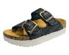 Buckle Strap Flatform Sandals - Sandals - British D'sire