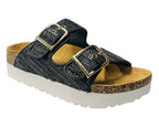 Buckle Strap Flatform Sandals - Sandals - British D'sire