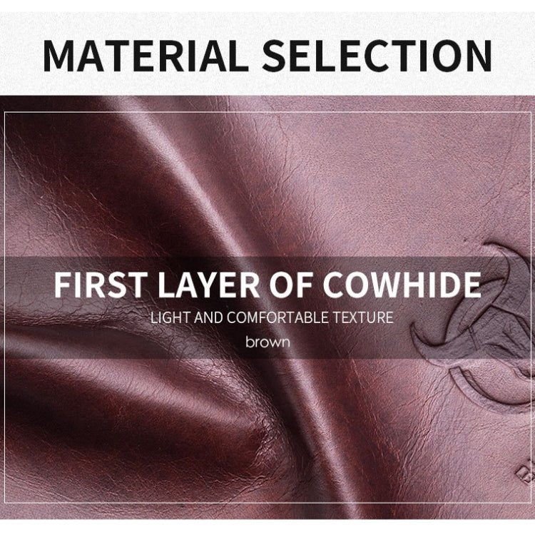 BULL CAPTAIN 020 Men Small Mobile Phone Waist Bag Crossbody Multi - Function Chest Bag(Black) - British D'sire