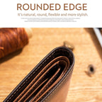 BULL CAPTAIN 05 Men Leather Wallet Anti - Theft Multi - Card Bit Soft Cowhide Wallet, Colour: Red - British D'sire