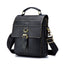 BULL CAPTAIN 302 First - Layer Cowhide Men Casual Shoulder Bag Leather Retro Briefcase(Obsmetrical Black) - British D'sire