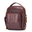 BULL CAPTAIN 777 Men Leather Shoulder Bag First - Layer Cowhide Retro Large Capacity Satchel(Brown) - British D'sire