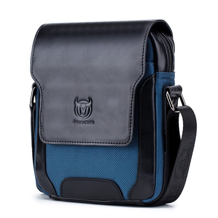 BULL CAPTAIN 999 Men Leather Diagonal Bag First - Layer Cowhide Multi - Function Shoulder Bags(Black) - British D'sire Main image