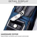 BULL CAPTAIN 999 Men Leather Diagonal Bag First - Layer Cowhide Multi - Function Shoulder Bags(Red) - British D'sire