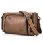 BULL CAPTAIN HKDJB - 001 Cowhide Messenger Bag Sports Men Single - shoulder Bag, Colour: Yellow - British D'sire