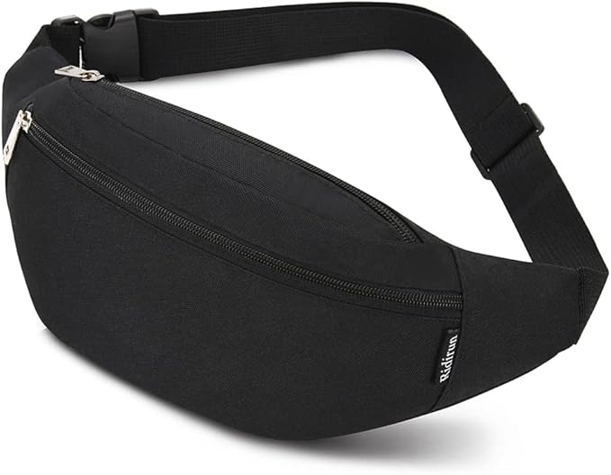 Bumbags and Fanny Packs for Men Women Hiking Running Travel Waterproof Waist Bag Walking Dog Outdoor Sport for Ladies Boys Secondary image