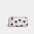 Bundle Bees All over Print Large Satchel Cross Body & Purse pink shadow - British D'sire