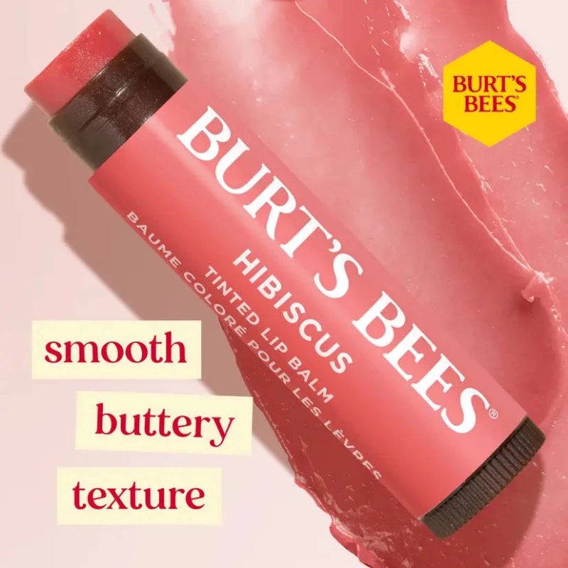 Burt's Bees Tinted Lip Balm Hibiscus - Lip Balm - British D'sire Main image