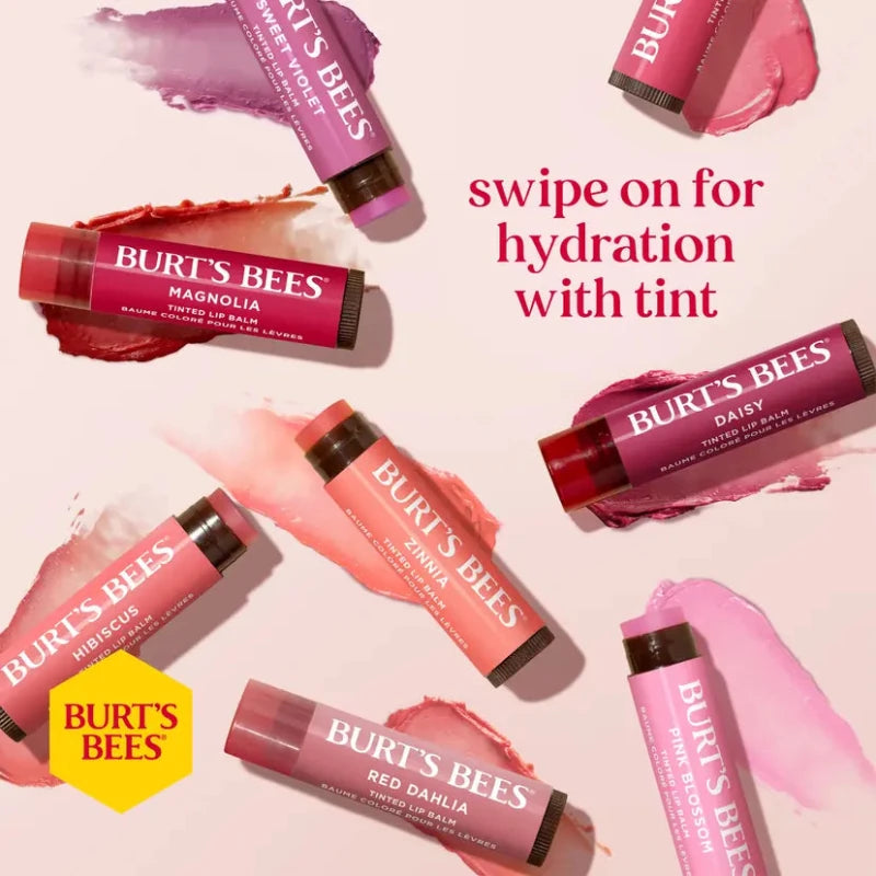 Burt's Bees Tinted Lip Balm Hibiscus - Lip Balm - British D'sire