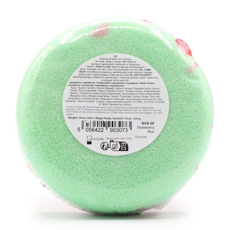 Butter Bubble Soap - Strawberry Kiwi - Butter Bubble Soap Sponges - British D'sire