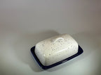 Butter Dish and Fruit Bowl Set - Blue Speckle glaze - Butter Dish Set - British D'sire