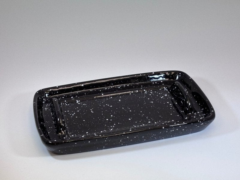 Butter Dish in Speckled Black - Butter Dish - British D'sire