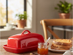 Butter Dish Red Glaze - Butter Dish - British D'sire