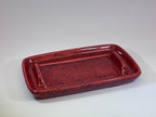 Butter Dish with Lid Speckled Red Glaze - Butter Dish - British D'sire