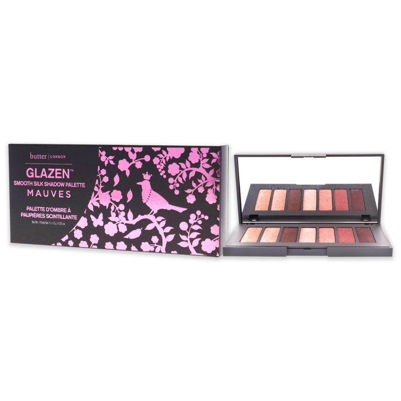 Butter London - Glazen Smooth Silk Shadow Palette - Mauves for Women - 0.35 oz Eye Shadow - Eye Shadow - British D'sire