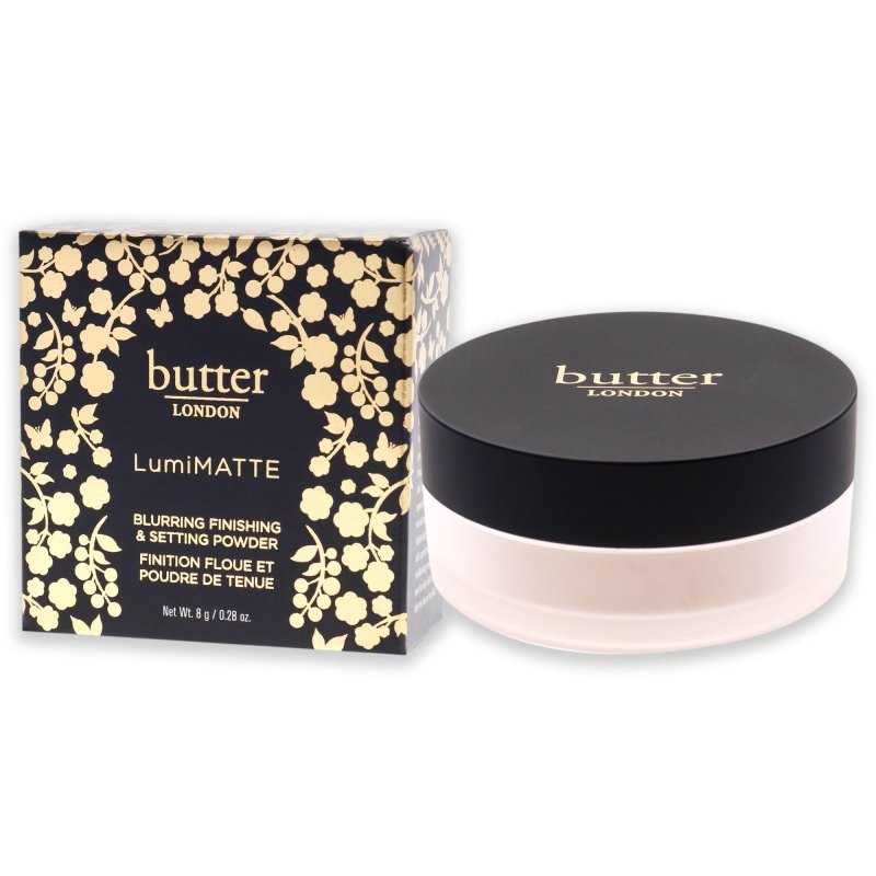Butter London - Lumimatte Finishing and Setting Powder - Porecelain Light for Women - 0.28 oz Powder - Powder - British D'sire