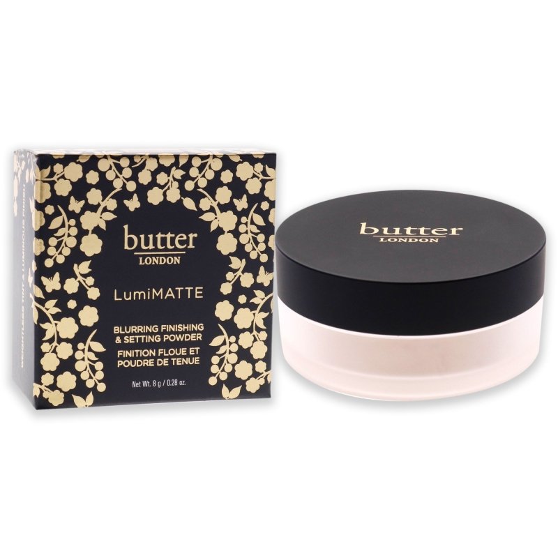 Butter London - Lumimatte Finishing and Setting Powder - Porecelain Light for Women - 0.28 oz Powder - Powder - British D'sire