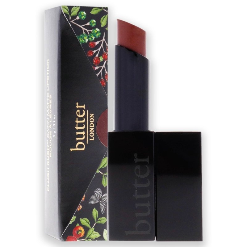 Butter London - Plush Rush Satin Matte Lipstick - Brave for Women - 0.1 oz Lipstick - Lipstick - British D'sire