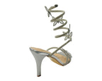 Butterfly Rhinestone Snake Anklet High Heel Sandals - Heels - British D'sire