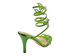 Butterfly Rhinestone Snake Anklet High Heel Sandals - Heels - British D'sire