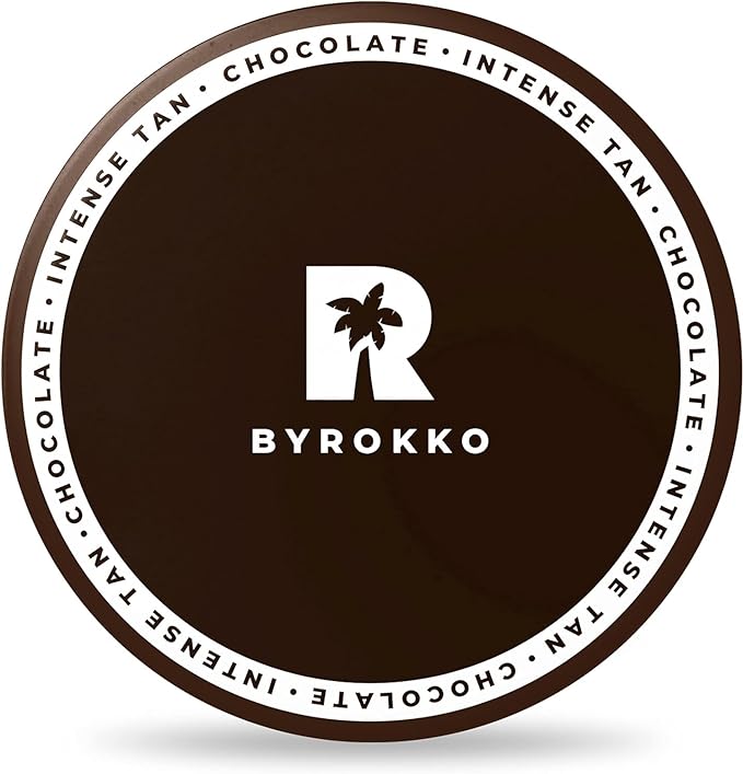 BYROKKO Shine Brown Chocolate Tanning Accelerator Cream (200 ml), Super XXL Fast Bronzing Cream for Intense Chocolate Tan, Effective In Sunbeds & Outdoor Sun - British D'sire Main image