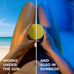 BYROKKO Shine Brown Tropical Sunbed Tanning Accelerator (190 g), Super Active Sunbed Cream for Maximum Tan, Effective in Sunbeds & Outdoor Sun, achieve a Natural Tan with Natural Ingredients - British D'sire