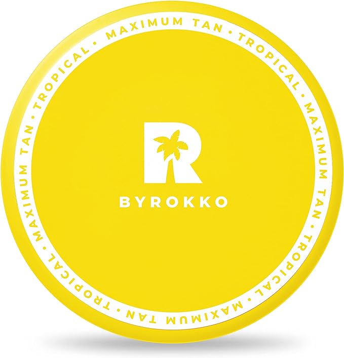 BYROKKO Shine Brown Tropical Sunbed Tanning Accelerator (190 g), Super Active Sunbed Cream for Maximum Tan, Effective in Sunbeds & Outdoor Sun, achieve a Natural Tan with Natural Ingredients - British D'sire