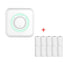 C15 Mini Student Bluetooth Inkless Photo Label Thermal Printer, Spec: Green+10 Paper - British D'sire