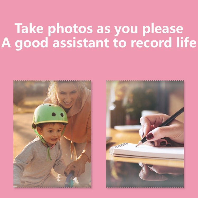 C15 Mini Student Bluetooth Inkless Photo Label Thermal Printer, Spec: Pink+10 Paper - British D'sire