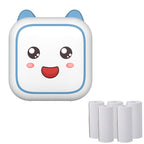 C26 Mini Portable Bluetooth Photo Label Thermal Printer, Spec: Blue+5 Paper - British D'sire