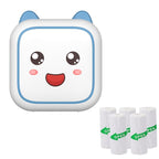C26 Mini Portable Bluetooth Photo Label Thermal Printer, Spec: Blue+5 Stickers - British D'sire