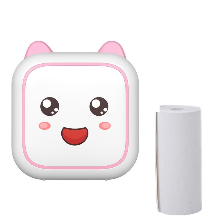 C26 Mini Portable Bluetooth Photo Label Thermal Printer, Spec: Pink+1 Paper - British D'sire Main image