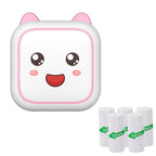 C26 Mini Portable Bluetooth Photo Label Thermal Printer, Spec: Pink+5 Stickers - British D'sire