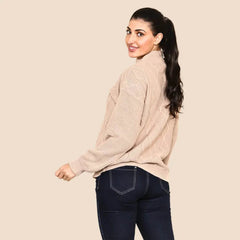 Cable Knit Jumper Dress - Jumper - British D'sire
