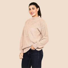 Cable Knit Jumper Dress - Jumper - British D'sire
