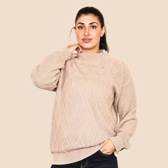 Cable Knit Jumper Dress - Jumper - British D'sire