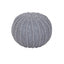 Cable Knit Round Pouffe Chunky Seat Decor Footstool Ottoman 100% Cotton Handmade - British D'sire