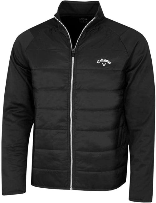Callaway Golf Mens 2025 Ace Wind Resistant Puffer Full Zip Padded Jacket